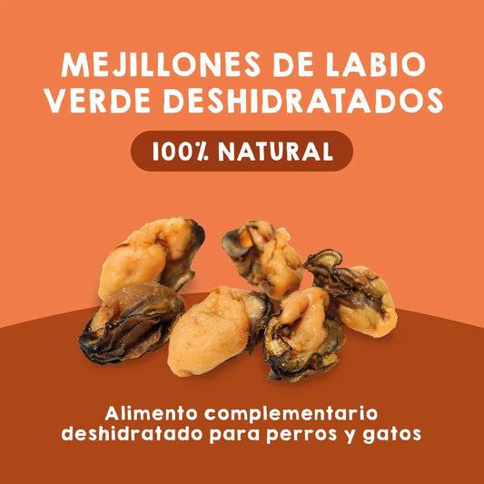 Maikai Pets - Mejillones de Labio Verde – Chuches para Perros y Gatos – 150g