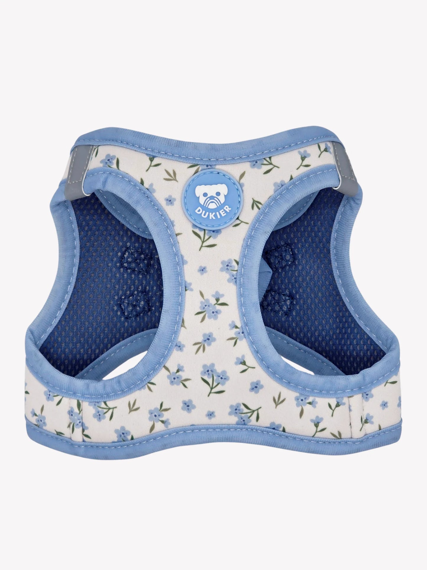 Dukier - Arnes azul y blanco con flores
