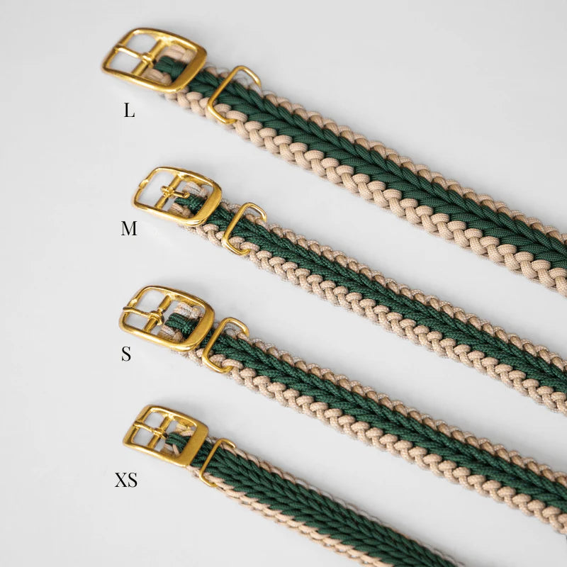 Mila&Coco - Catalina Collar Verde Intenso - Hecho a Mano