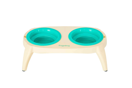 Freedog - Compact Bowl Beige - Turquesa