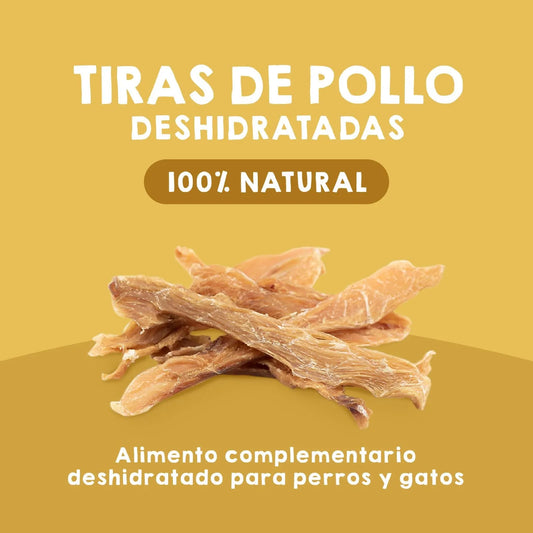 Maikai Pets - Snacks de Pollo en tiras para perros y gatos – 100g