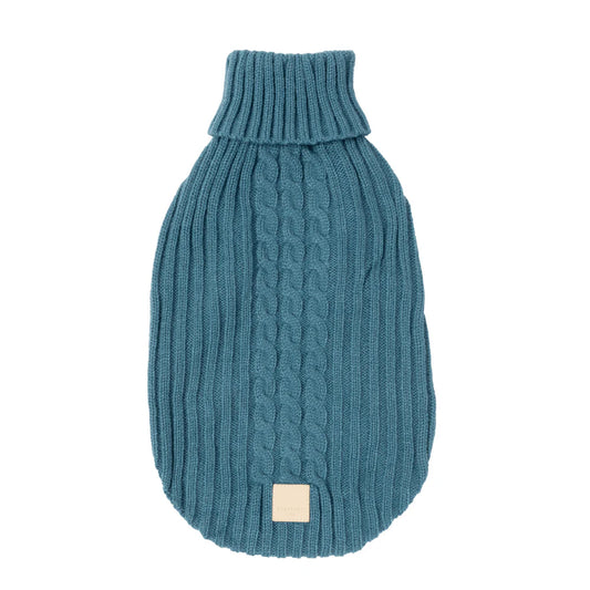 Fuzzyard life knitted sweater - French Blue