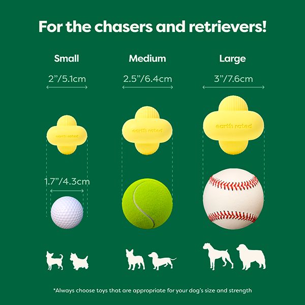 Earth Rated - Natural Rubber Fetch Toy