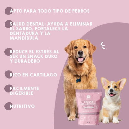 Maikai Pets - Orejas de Cerdo Completas para perros