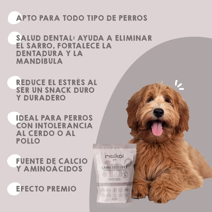 Maikai Pets - Patitas de Cordero para perros – 1×2 uds