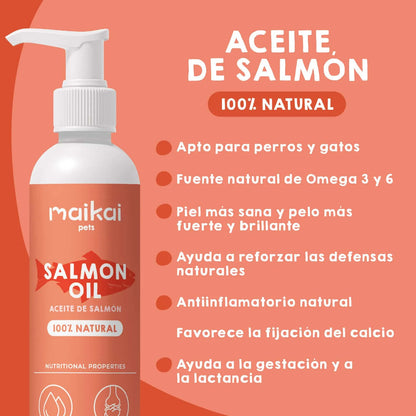 Maikai Pets - Aceite de Salmón – Perros y gatos (250ml)