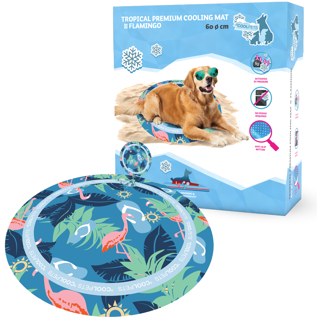 Cool Pets - Cama Refrigerante Flamingo