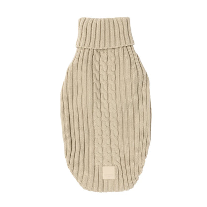 Fuzzyard life knitted sweater - Sandstone