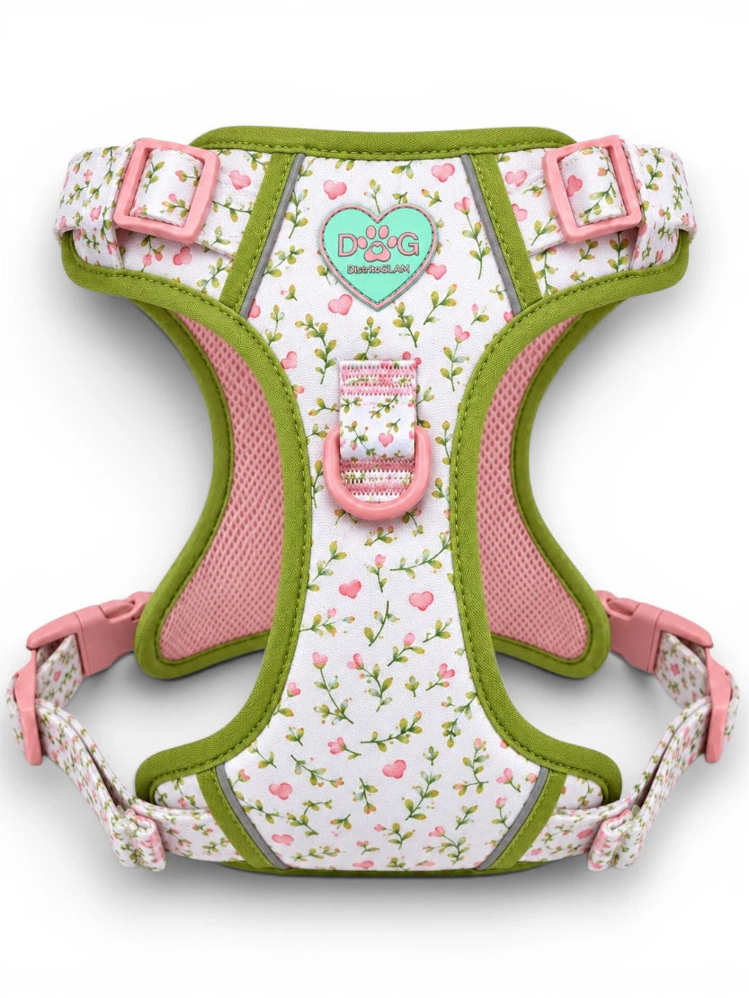 Distrito Glam - Arnés ajustable anti-tirones Dulce Encanto Verde