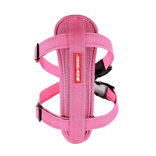 Ezydog Arnés de placa de pecho rosa