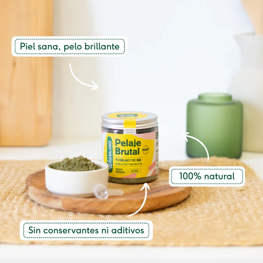 Wild Balance- PELAJE BRUTAL Suplemento para la salud de la piel y el pelo