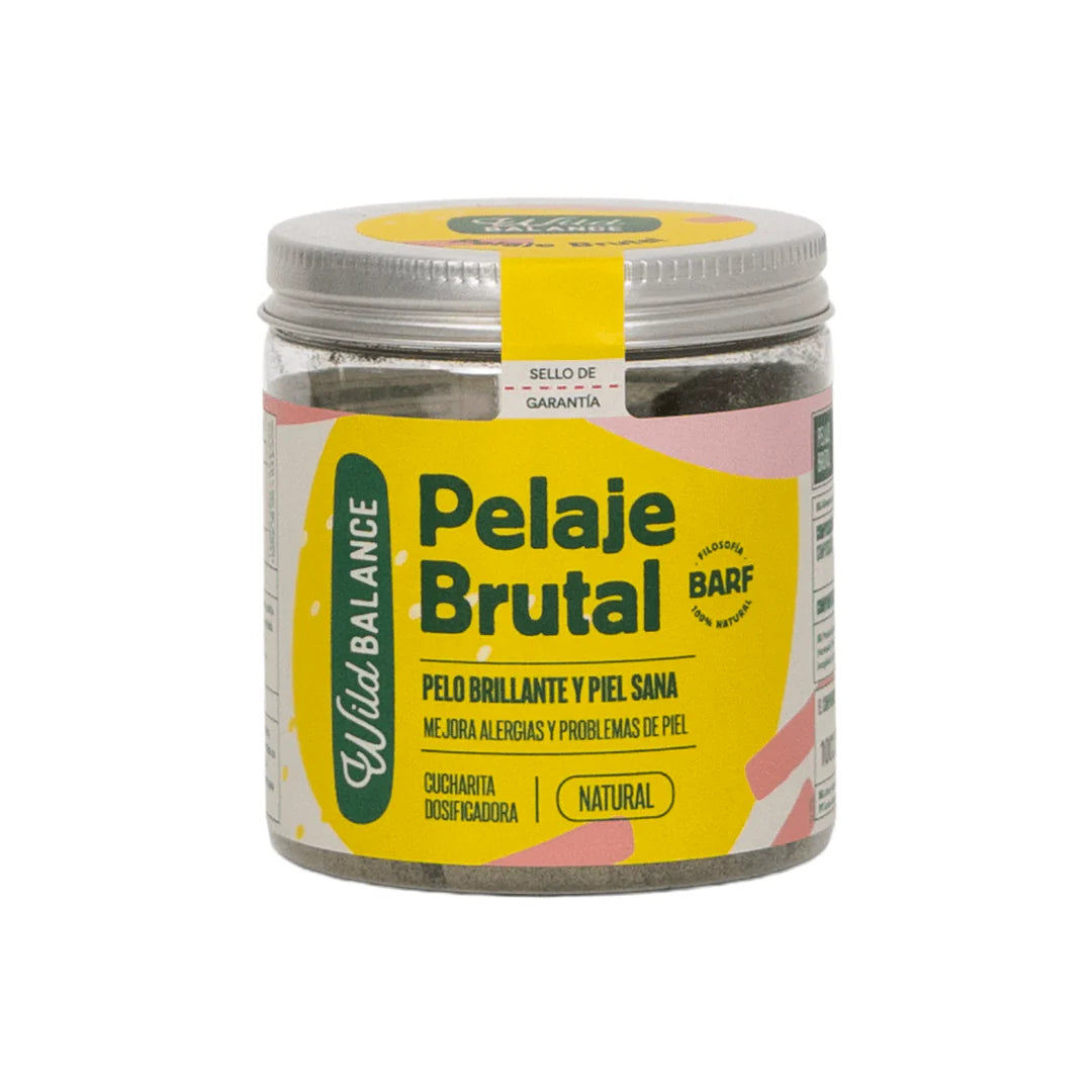 Wild Balance- PELAJE BRUTAL Suplemento para la salud de la piel y el pelo