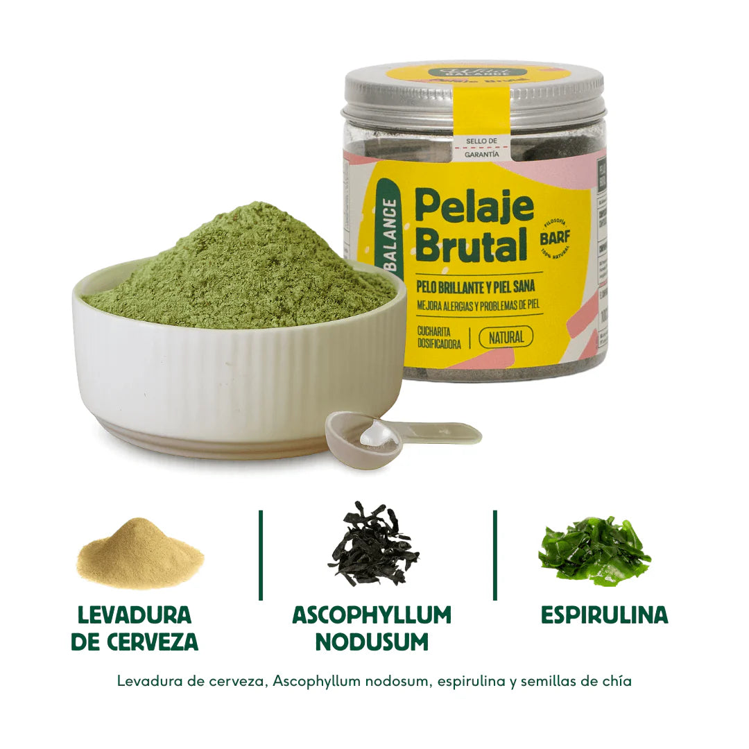 Wild Balance- PELAJE BRUTAL Suplemento para la salud de la piel y el pelo