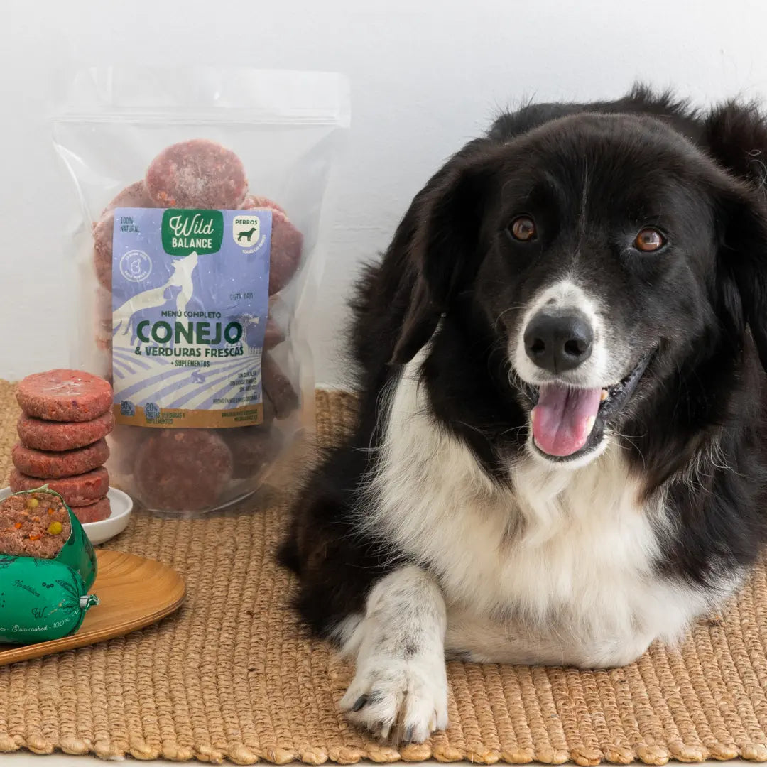 Wild Balance - Menú BARF de Conejo con verduras frescas para perros