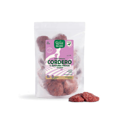 Wild Balance - Menú BARF de Cordero con verduras frescas para perros
