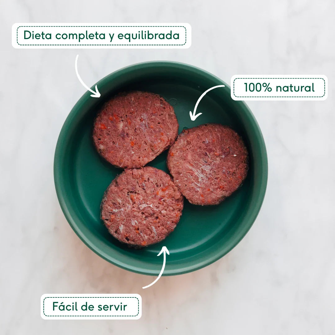 Wild Balance - Menú BARF de Boquerón y Sardina con verduras frescas para perros