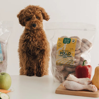 Wild Balance - Menú BARF de Pollo con verduras frescas para perros