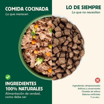 Wild Balance - Comida Cocinada de Salmón y Ternera con verduras 1.3kg