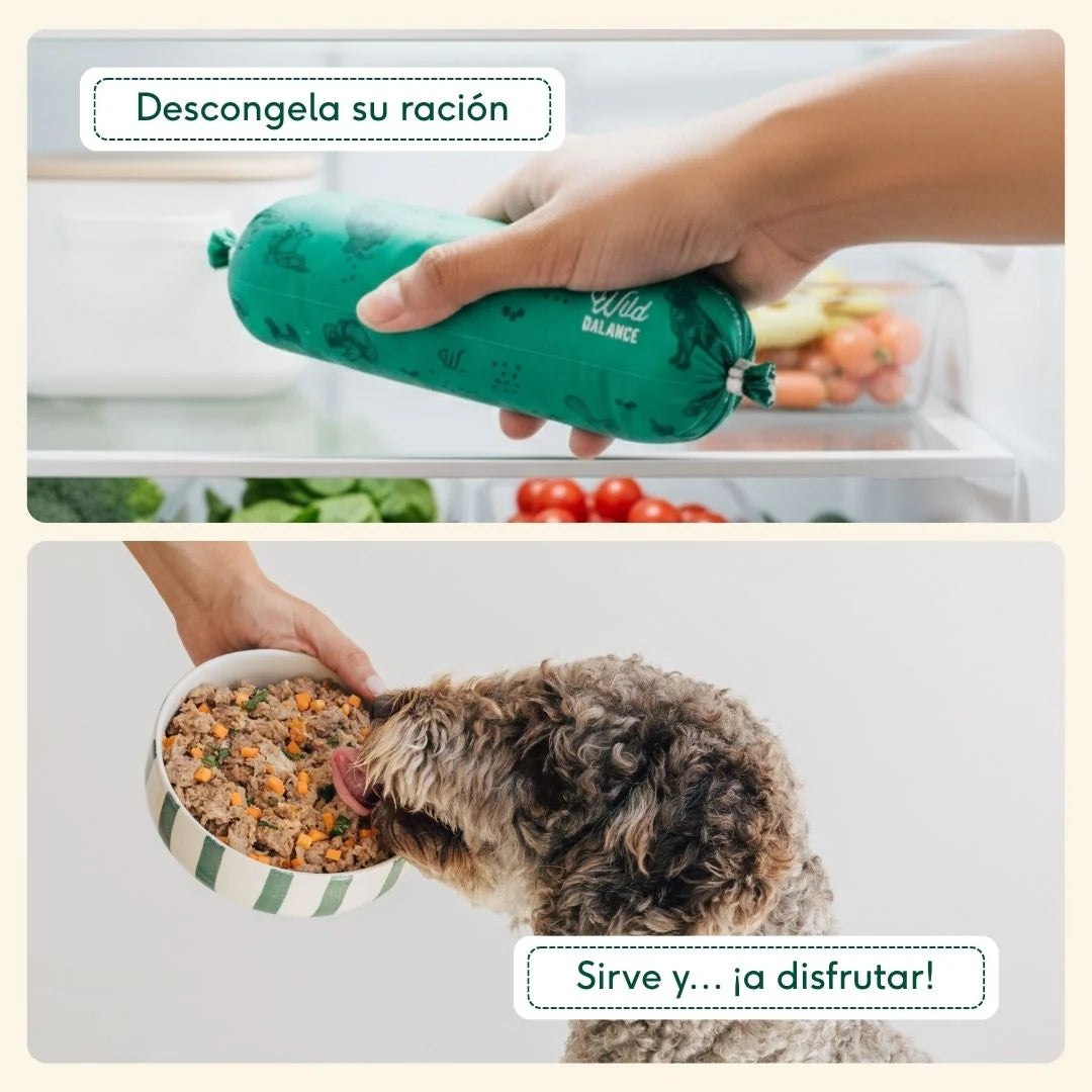 Wild Balance - Comida Cocinada de Salmón y Ternera con verduras 1.3kg