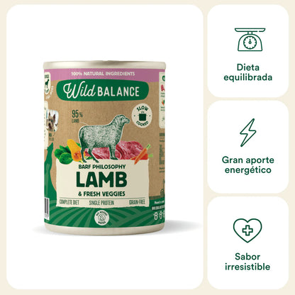 Wild Balance - Comida Humeda para perros 400g - Filosofía BARF