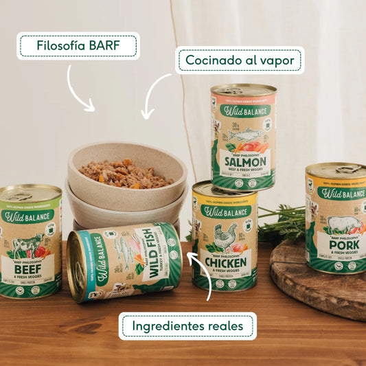 Wild Balance - Comida Humeda para perros 400g - Filosofía BARF