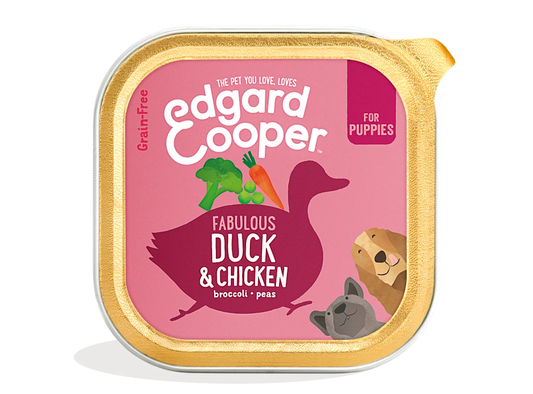 Edgard Cooper Comida húmeda para perros - Pato y pollo 150G