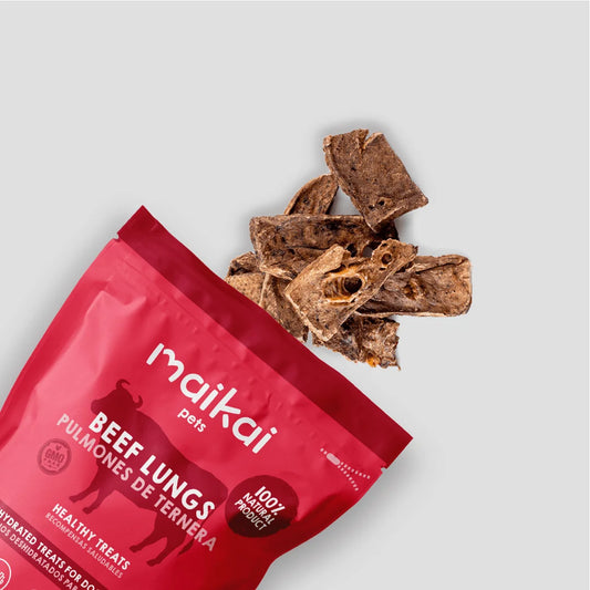 Maikai Pets - Snacks de Pulmones de Ternera para perros y gatos – 80g