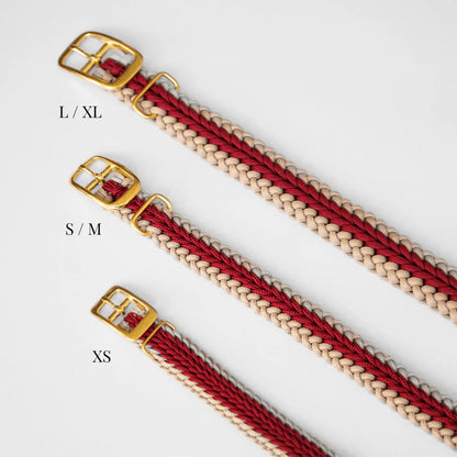 Mila&Coco - Catalina Collar Rojo - Hecho a Mano