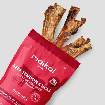 Maikai Pets - Tendones de ternera para perros – 1 x 8 uds