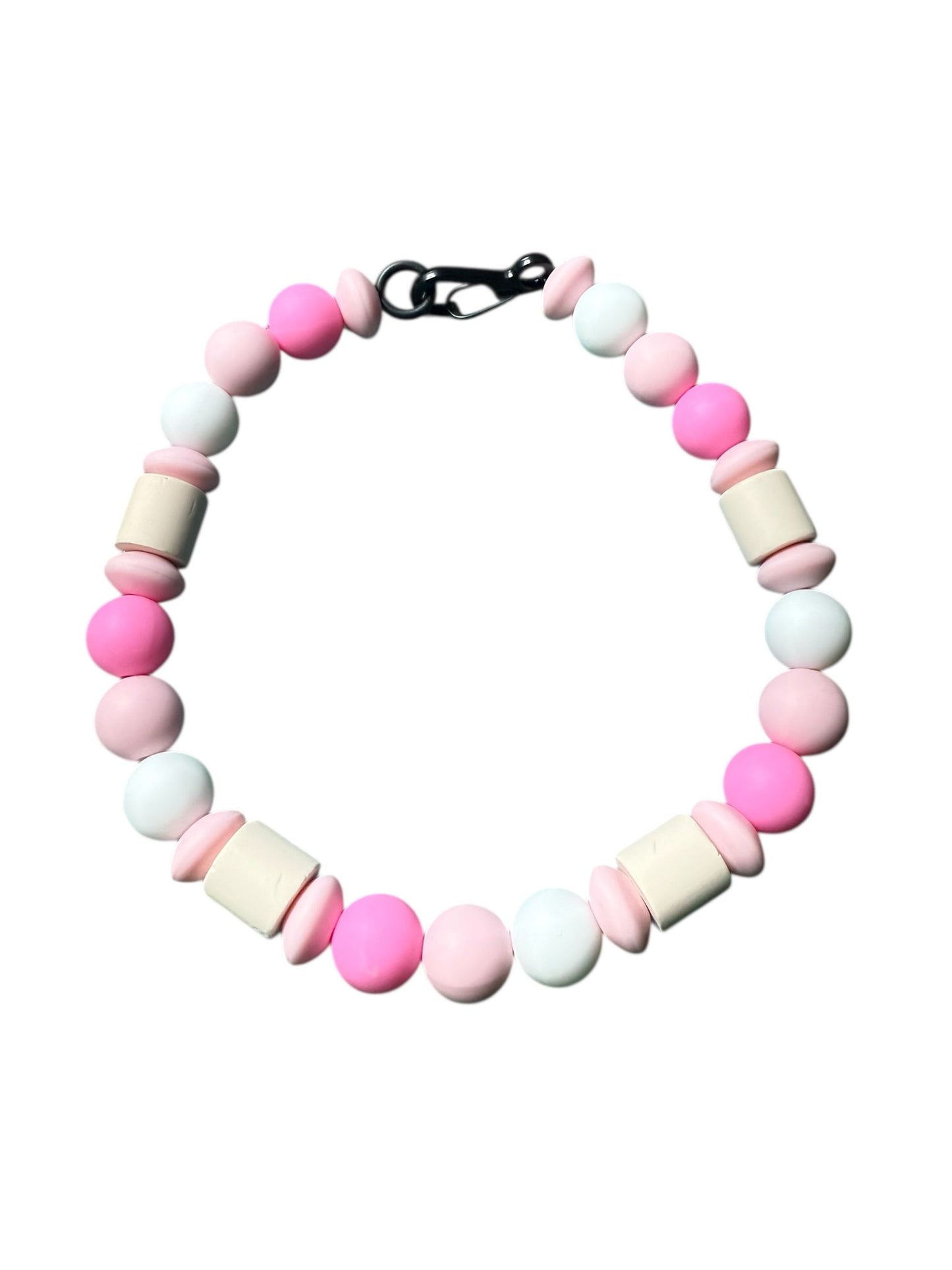 Tikku collar antiparasitario natural rosa