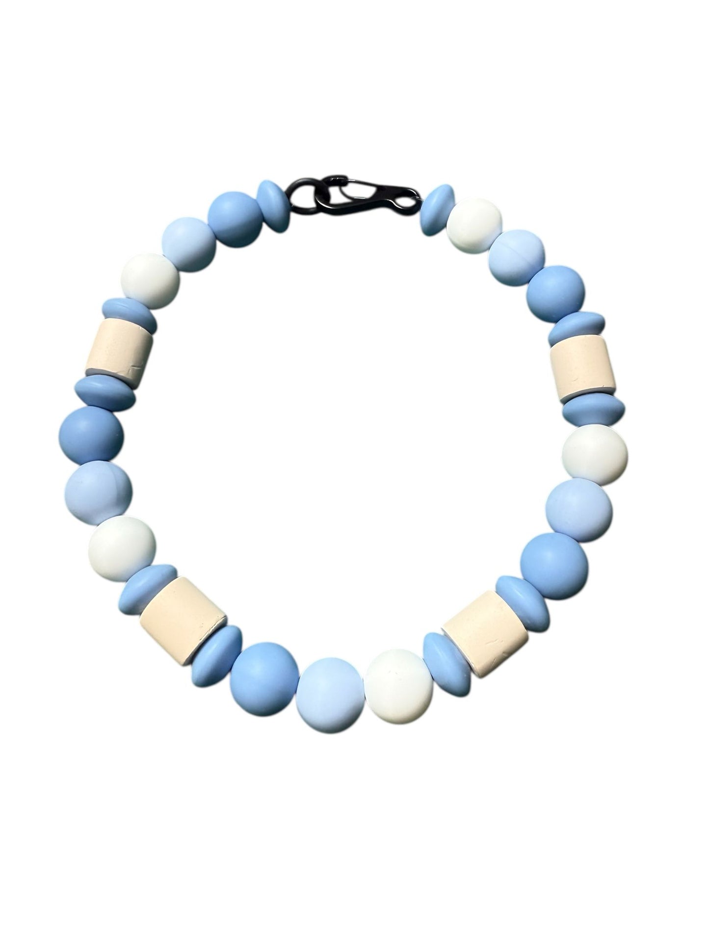 Tikku collar antiparasitario natural azul