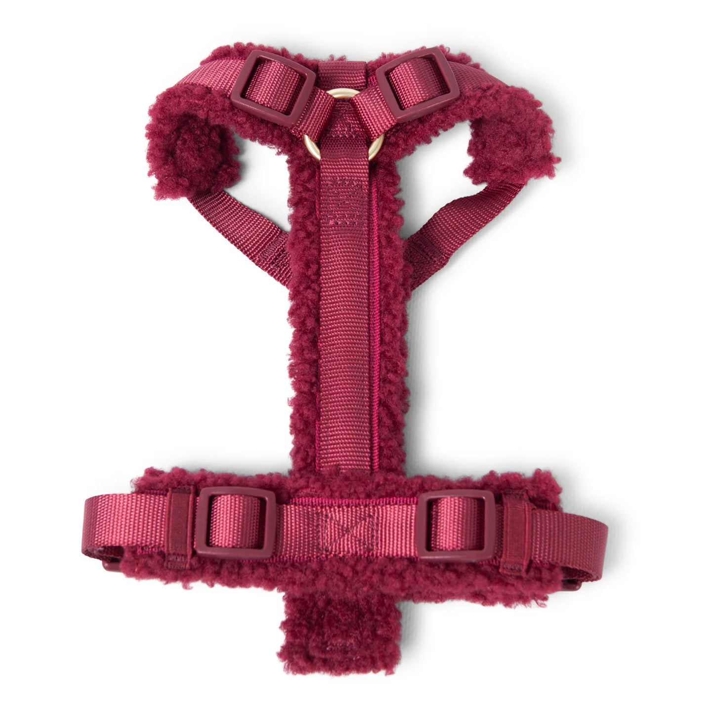 Pollo and Paco - Arnes Borreguito Burdeos - arnés en Y para perros