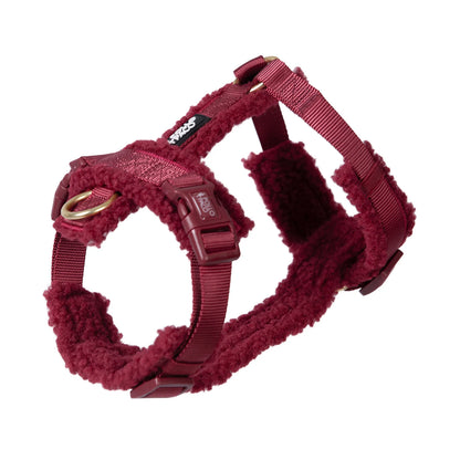 Pollo and Paco - Arnes Borreguito Burdeos - arnés en Y para perros