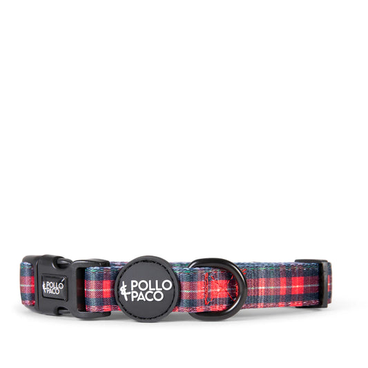 Pollo y Paco - Collar Tartan L