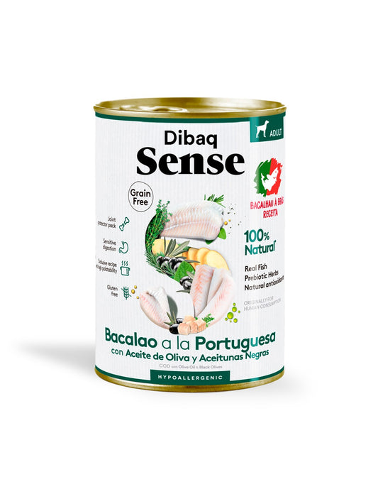 Dibaq Sense - Comida Húmeda Bacalao a la Portuguesa
