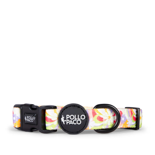 Pollo y Paco - Collar Flower Power