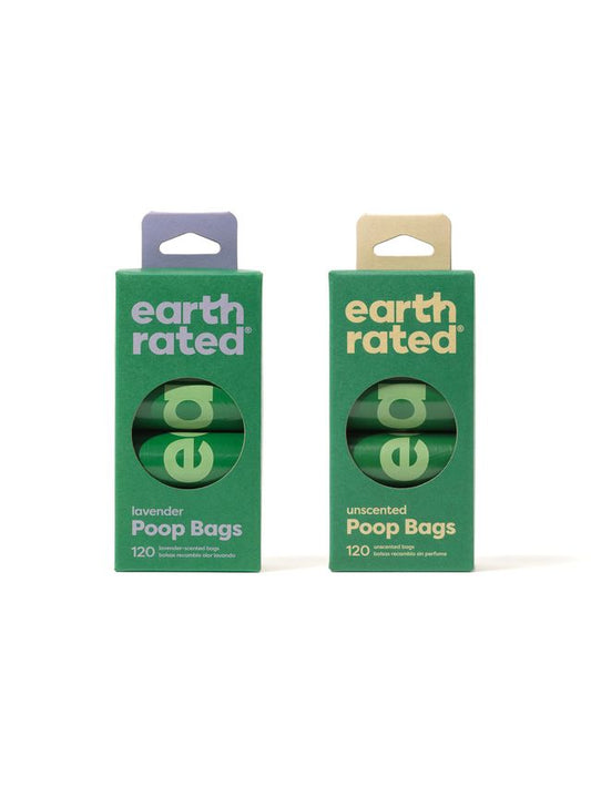 Earth Rated - Bolsas eco-friendly 8 rollos x 15 bolsas