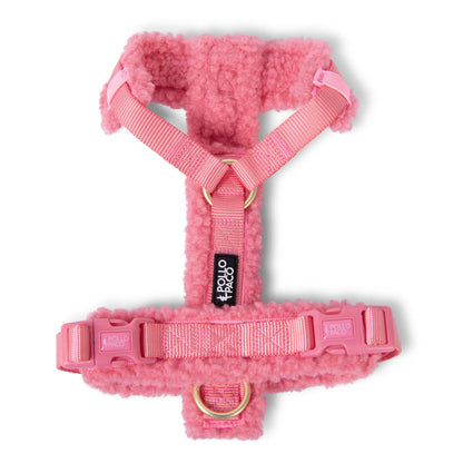 Pollo and Paco - Arnes Borreguito Rosa - arnés en Y para perros