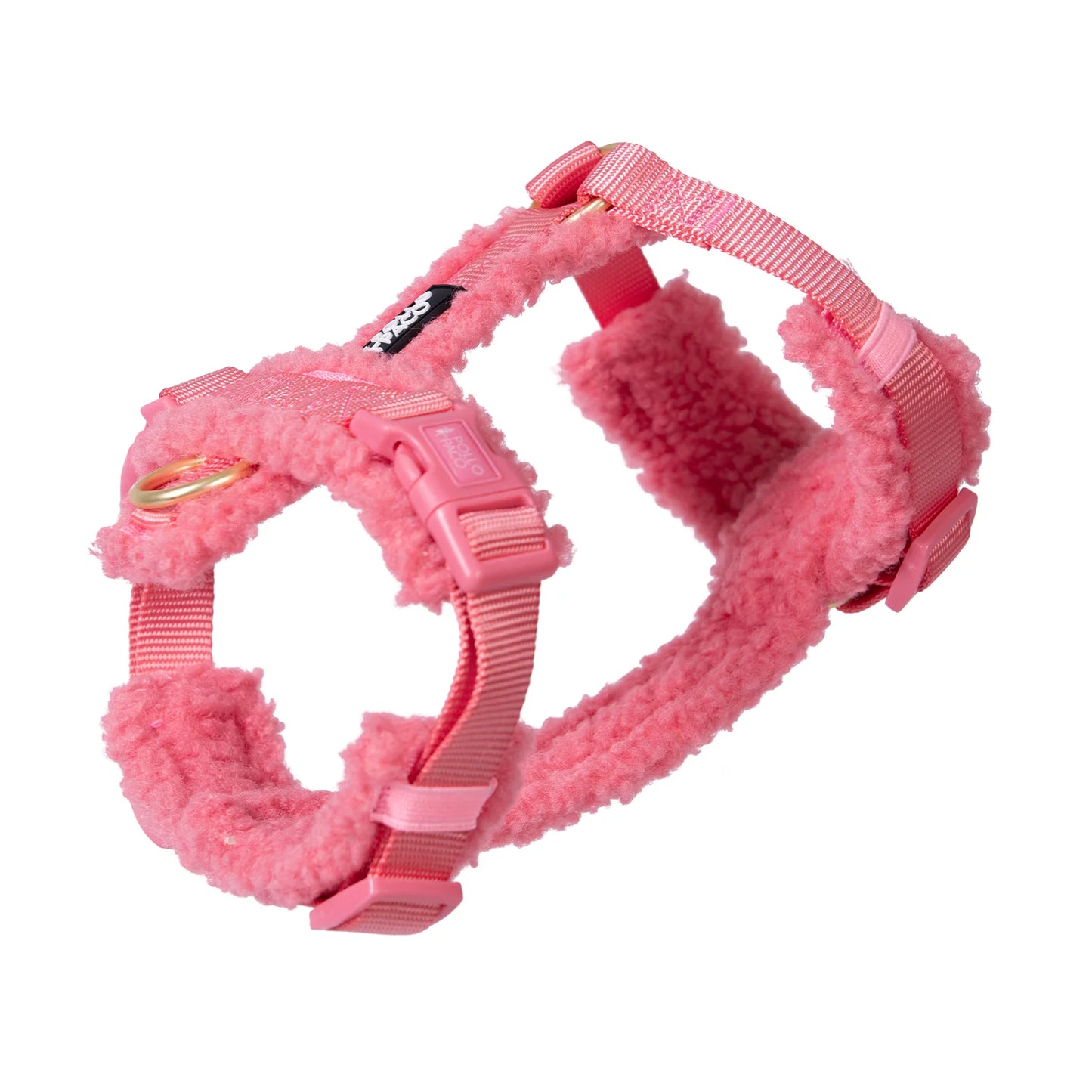 Pollo and Paco - Arnes Borreguito Rosa - arnés en Y para perros